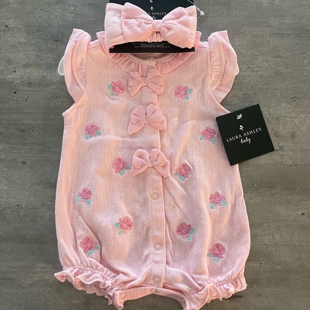 Pink Rose Baby Jumper